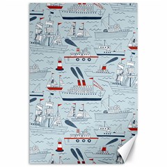 Ships Sails Canvas 24  X 36  by Mariart