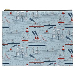 Ships Sails Cosmetic Bag (xxxl)  by Mariart