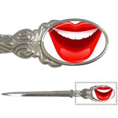 Smile Lips Transparent Red Sexy Letter Openers by Mariart