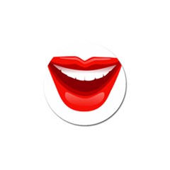 Smile Lips Transparent Red Sexy Golf Ball Marker