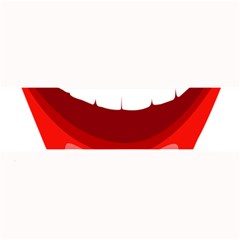 Smile Lips Transparent Red Sexy Large Bar Mats