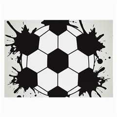 Soccer Camp Splat Ball Sport Large Glasses Cloth (2-side) by Mariart