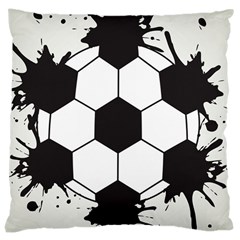 Soccer Camp Splat Ball Sport Large Cushion Case (two Sides) by Mariart