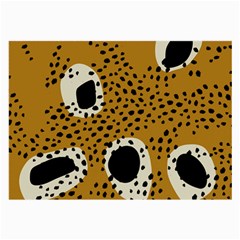 Surface Patterns Spot Polka Dots Black Large Glasses Cloth (2-side)