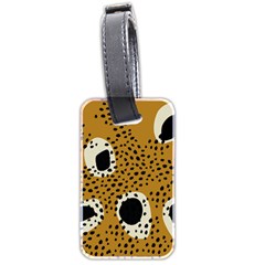 Surface Patterns Spot Polka Dots Black Luggage Tags (two Sides)