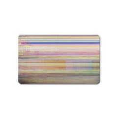 Shadow Faintly Faint Line Included Static Streaks And Blotches Color Magnet (name Card) by Mariart