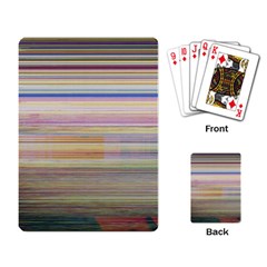 Shadow Faintly Faint Line Included Static Streaks And Blotches Color Playing Card