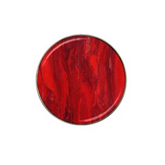 Stone Red Volcano Hat Clip Ball Marker (4 Pack) by Mariart