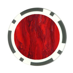 Stone Red Volcano Poker Chip Card Guard by Mariart