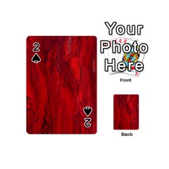 Stone Red Volcano Playing Cards 54 (mini) 