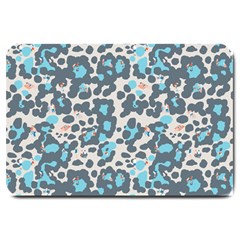 Sunbathing Beach Sea Large Doormat  by Mariart