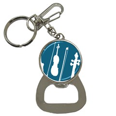 Violin Music Blue Button Necklaces by Mariart