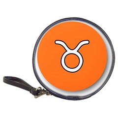 Taurus Symbol Sign Orange Classic 20-cd Wallets by Mariart