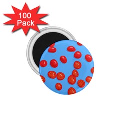 Tomatoes Fruite Slice Red 1 75  Magnets (100 Pack) 