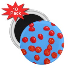 Tomatoes Fruite Slice Red 2 25  Magnets (10 Pack)  by Mariart