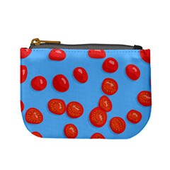 Tomatoes Fruite Slice Red Mini Coin Purses by Mariart