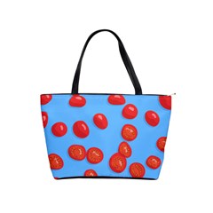 Tomatoes Fruite Slice Red Shoulder Handbags by Mariart