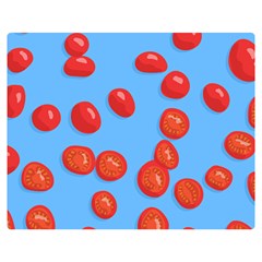 Tomatoes Fruite Slice Red Double Sided Flano Blanket (medium)  by Mariart
