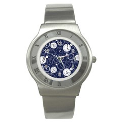 Time World Clocks Stainless Steel Watch