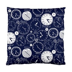 Time World Clocks Standard Cushion Case (one Side) by Mariart