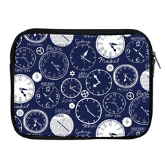 Time World Clocks Apple Ipad 2/3/4 Zipper Cases