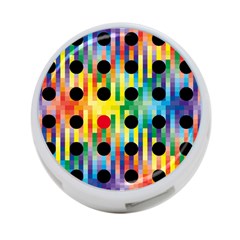 Watermark Circles Squares Polka Dots Rainbow Plaid 4-port Usb Hub (one Side) by Mariart