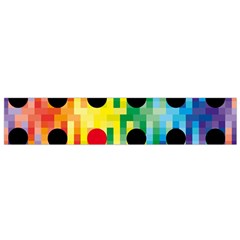 Watermark Circles Squares Polka Dots Rainbow Plaid Flano Scarf (small)