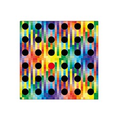 Watermark Circles Squares Polka Dots Rainbow Plaid Satin Bandana Scarf by Mariart