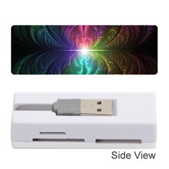 Anodized Rainbow Eyes And Metallic Fractal Flares Memory Card Reader (stick) 