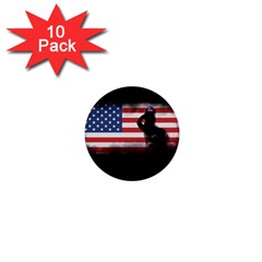 Honor Our Heroes On Memorial Day 1  Mini Buttons (10 Pack)  by Catifornia