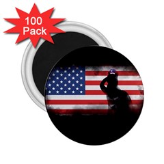 Honor Our Heroes On Memorial Day 2 25  Magnets (100 Pack)  by Catifornia