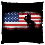 Honor Our Heroes On Memorial Day Large Cushion Case (One Side) Front