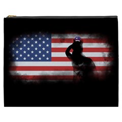 Honor Our Heroes On Memorial Day Cosmetic Bag (xxxl)  by Catifornia