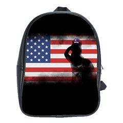 Honor Our Heroes On Memorial Day School Bags (xl)  by Catifornia