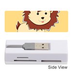 Happy Cartoon Baby Lion Memory Card Reader (Stick)  Front