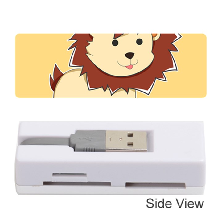 Happy Cartoon Baby Lion Memory Card Reader (Stick) 