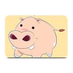 Happy Cartoon Baby Hippo Plate Mats by Catifornia