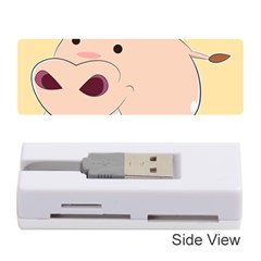 Happy Cartoon Baby Hippo Memory Card Reader (stick) 