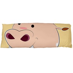 Happy Cartoon Baby Hippo Body Pillow Case (dakimakura) by Catifornia