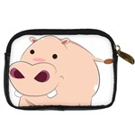 Happy Cartoon Baby Hippo Digital Camera Cases Back