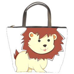 Happy Cartoon Baby Lion Bucket Bags by Catifornia