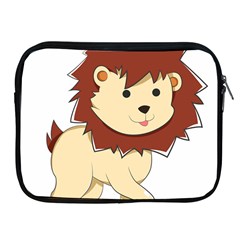 Happy Cartoon Baby Lion Apple Ipad 2/3/4 Zipper Cases