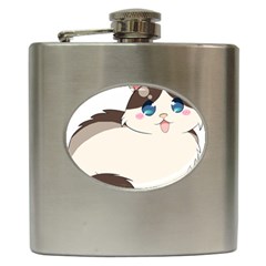 Ragdoll Cat For Life Hip Flask (6 Oz) by Catifornia