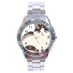 Ragdoll Cat For Life Stainless Steel Analogue Watch by Catifornia