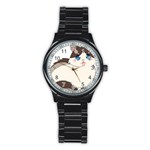 Ragdoll Cat for Life Stainless Steel Round Watch Front
