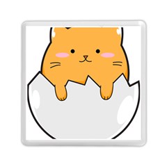 Yellow Cat Egg Memory Card Reader (square)  by Catifornia
