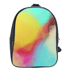 Textured paint                   School Bag (Large)