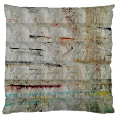 Dirty canvas              Large Flano Cushion Case (Two Sides)