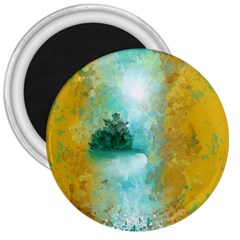 Turquoise River 3  Magnets by digitaldivadesigns