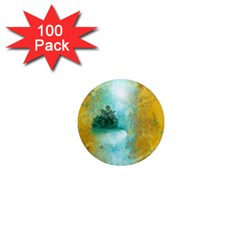 Turquoise River 1  Mini Magnets (100 Pack)  by digitaldivadesigns